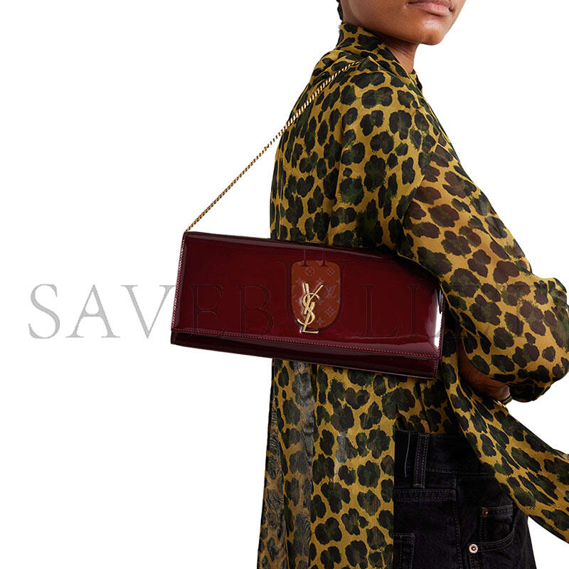 YSL KATE PATENT-LEATHER CLUTCH (28*12*4cm)